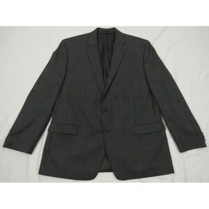 Lauren Ralph Lauren LRL 100% Wool Gray 2 Button Blazer Sport Coat Jacket 46 R